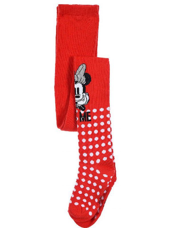 Rajstopy "Minnie Mouse" w kolorze czerwonym