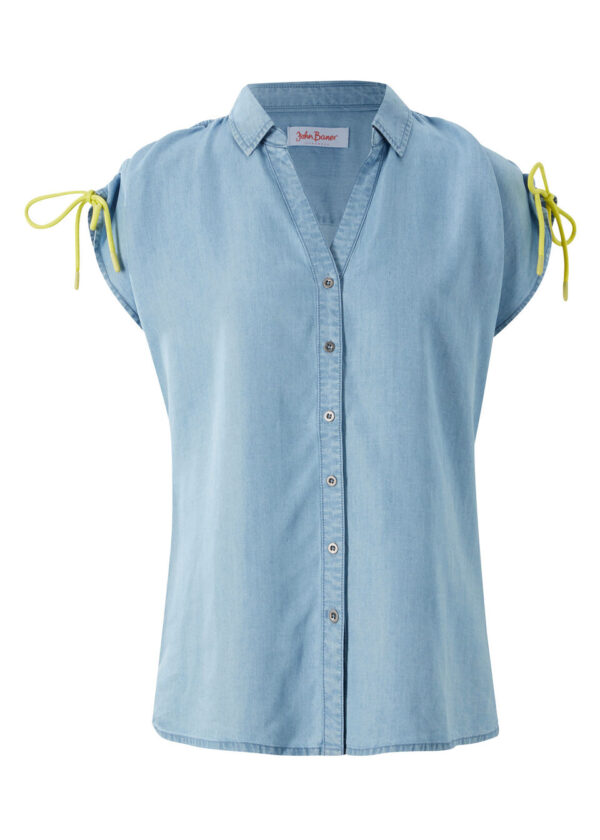 Bluzka dżinsowa TENCEL™ Lyocell bonprix jasnoniebieski