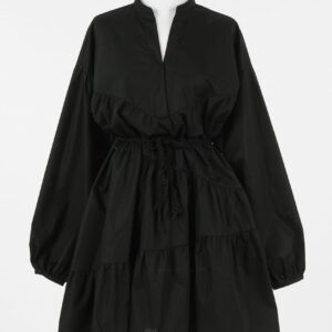 długa sukienka Twinset kolor czarny