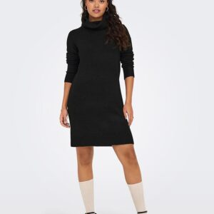 JDY Sukienka dzianinowa w kolorze czarnym z golfem rozmiar: XL.
