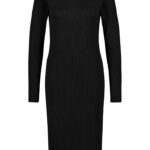 Fresh Made Dzianinowa sukienka w kolorze czarnym rozmiar: M.