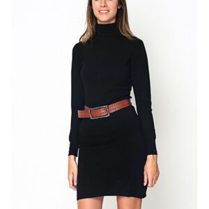 C& Jo Sukienka dzianinowa w kolorze czarnym rozmiar: 42.