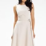 Sukienka Model A633 Beige - awama