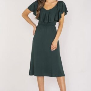 Sukienka Model A659 Bottle Green - awama